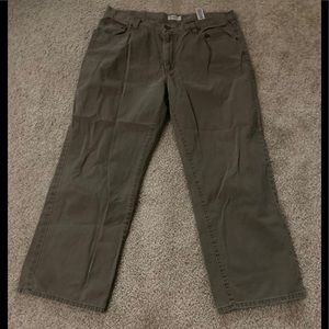 Mens Gray Stamp 10 Khaki Pants Size 38W 30L